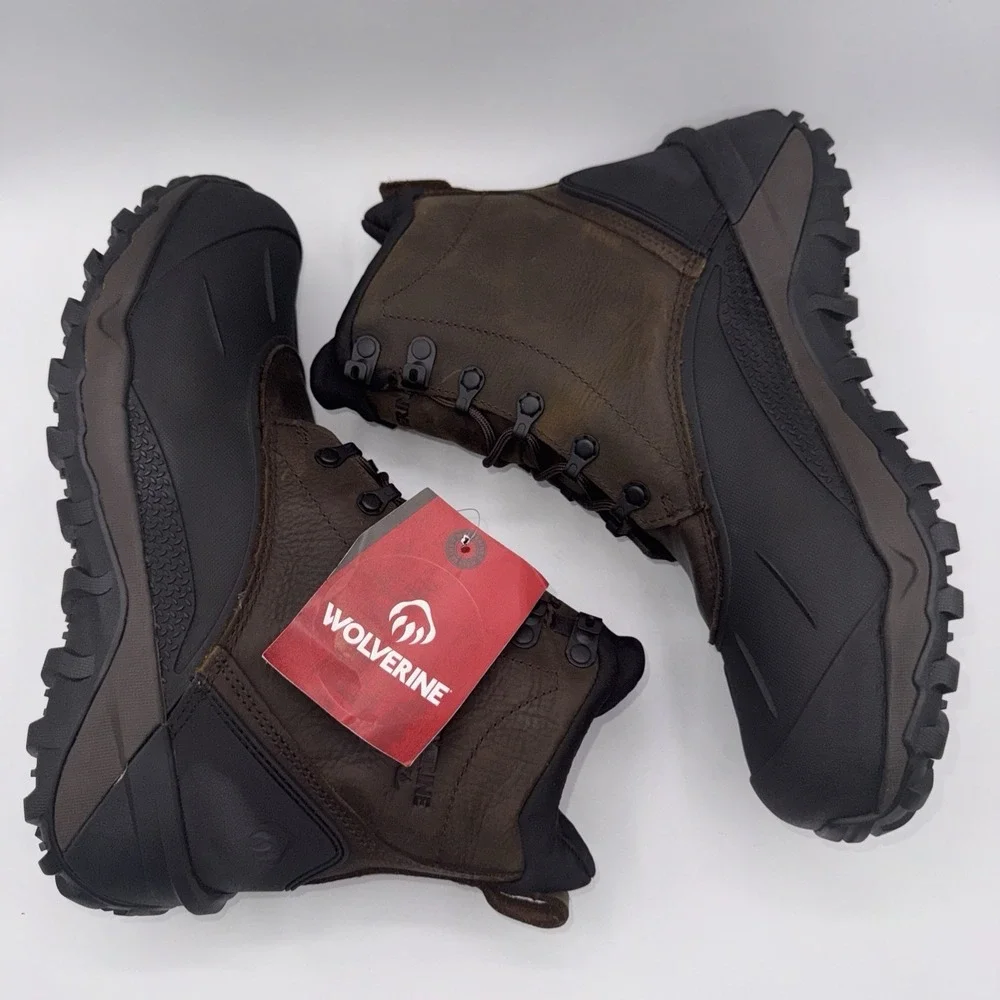 Wolverine Frost Waterproof Boots Men's Size 10 Brown Leather